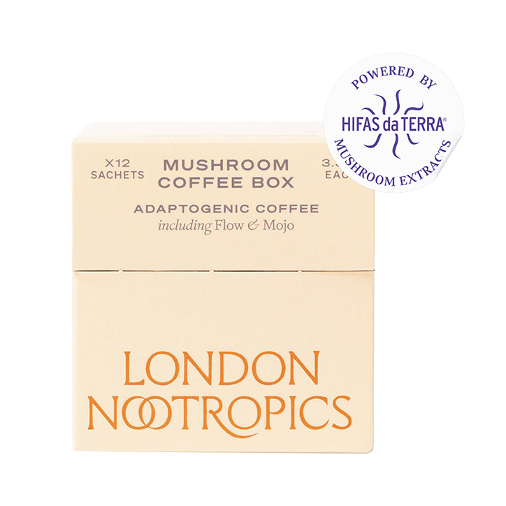 London Nootropics Adaptogenic Mushroom Coffee Box (Flow & Mojo) 12x Sachets